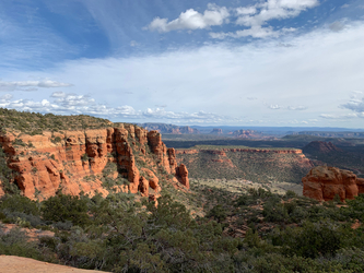 sedona: mountain top